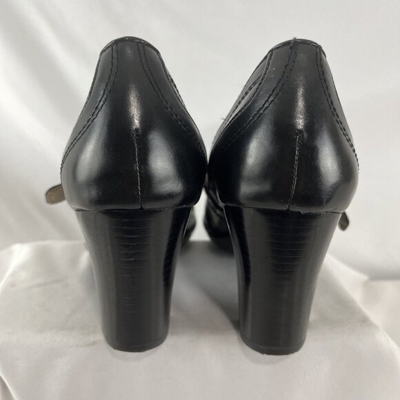 Naturalizer N5 Comfort Mara Leather Mary Jane Heeled Shoes Women’s Size 7.5 - Picture 11 of 15